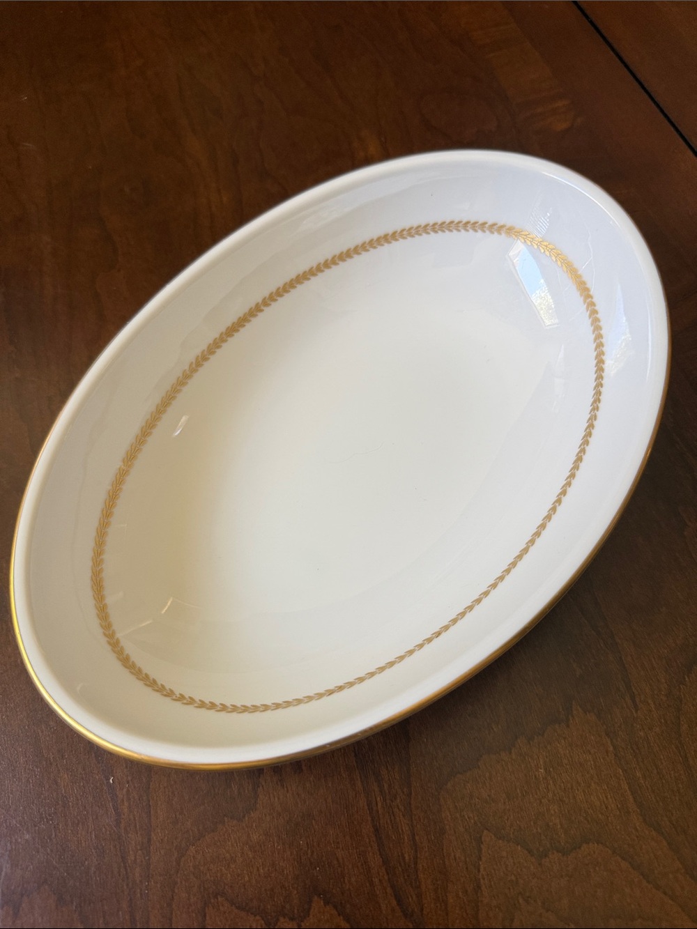 Golden  Laurel E&R Furstenberg Germany oval vegetable serving 9.75” bowl